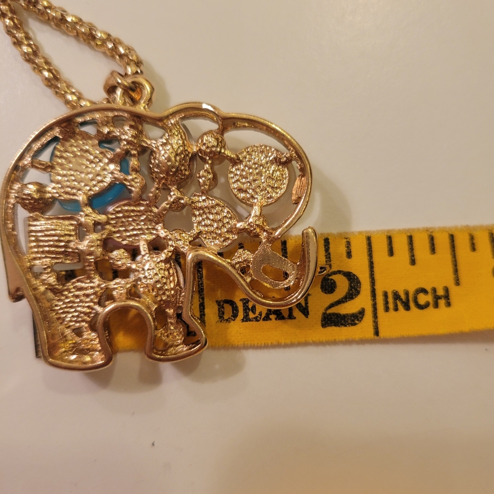 Elephant Pendant Necklace - Picture 2 of 4